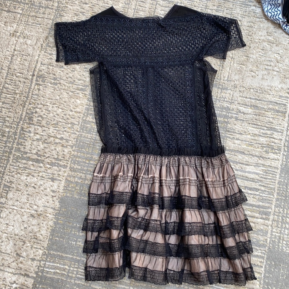 Black lace dress